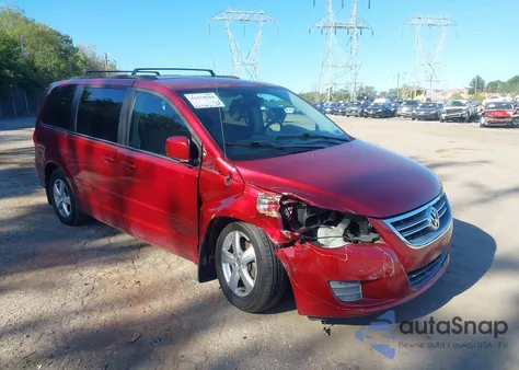 2011 Volkswagen Routan Se from USA, damaged, VIN 2V4RW3DG2BR691643